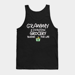 Grammy & Grandson Grocery Buddies for Life (Light Print) Tank Top